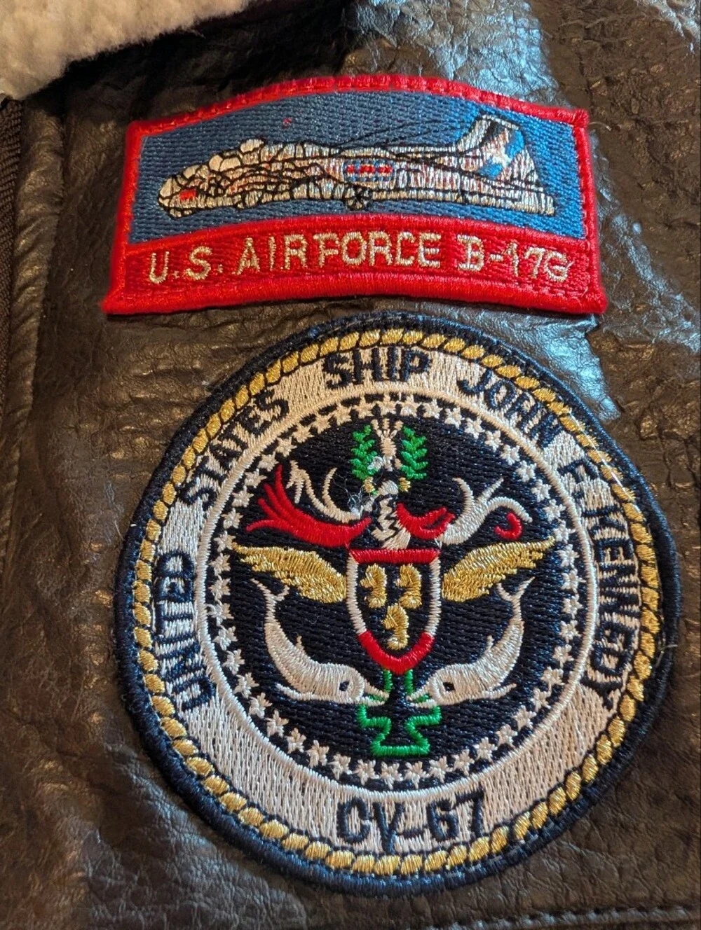 Kid's Bomber Flight Jacket With Tons Of Cool Patches 4T